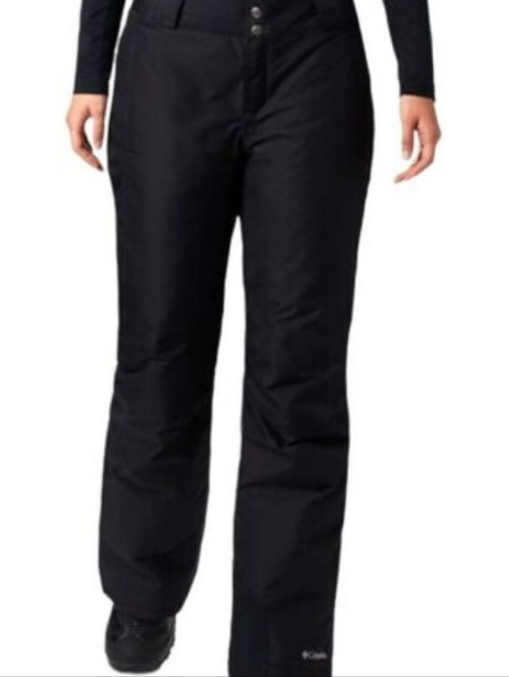 Columbia Omnitech Women's Black Snow Pants - Waterproof Winter Trousers Size XS